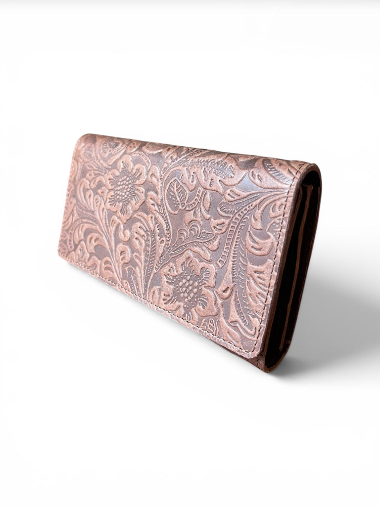 Classic Wallet - Brown floral