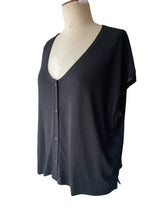 MAMA B SS25 Lucente Cardigan Nero