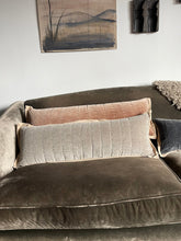 Maitri: Stonewashed Velvet Cushion - Cloud (30x90)