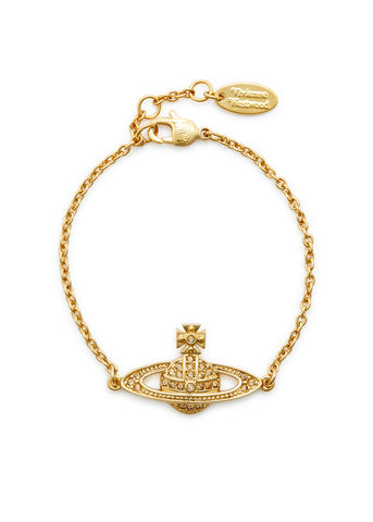Vivienne Westwood Mini Bas Relief Bracelet - Gold