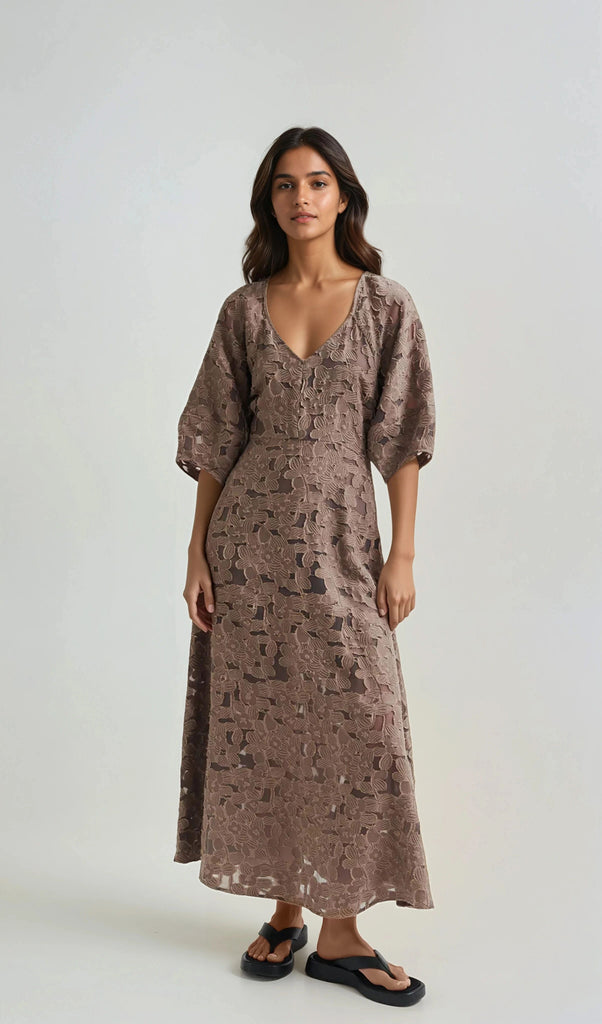 Second Female Agatha Fitted Dress Fossil