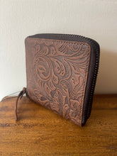CollardManson Square Wallet- Brown Floral