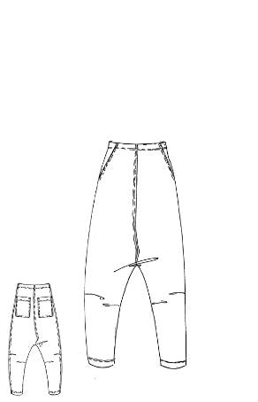 Rundholz SS25 3630103 trousers black