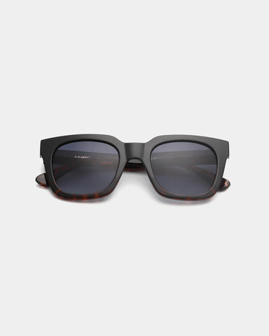 A.KJAERBEDE Nancy - Black Demi Tortoise