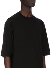 Rick Owens DRKSHDW SS26 Temple Jumbo SS T In Black Medium Weight Cotton Jersey