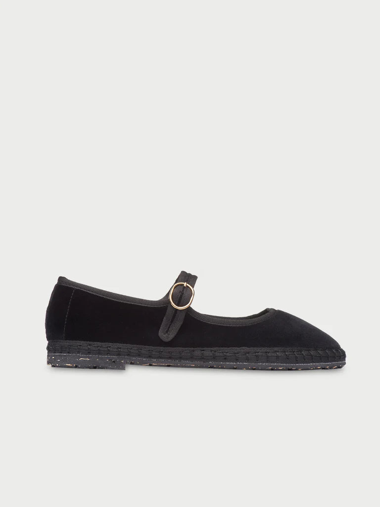 Antonia Mary Jane velvet shoes