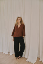 Venizia Blouse - Cambridge Brown