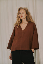 Venizia Blouse - Washed Black