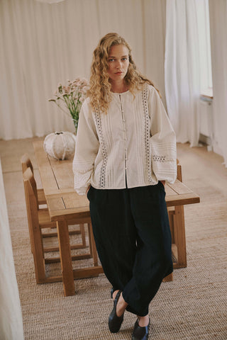 Billie Barrel Pant - Black