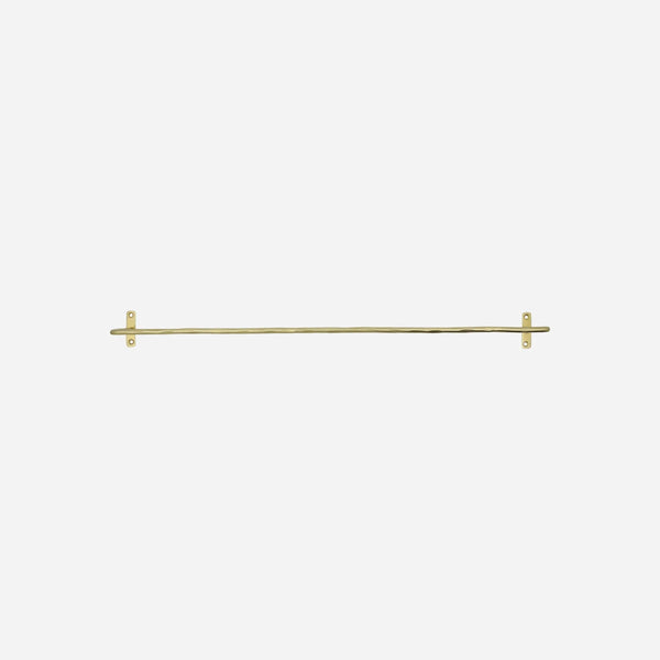 HDWelo towel rail, brushed brass finish