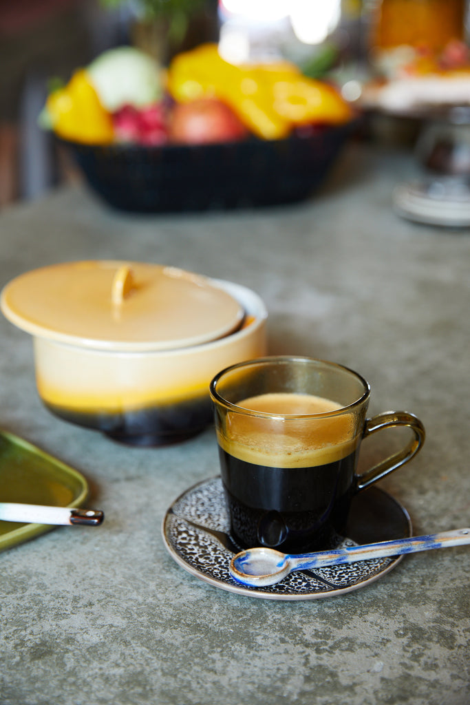 HKLiving 70s ceramics: M spoons, force (set of 4)