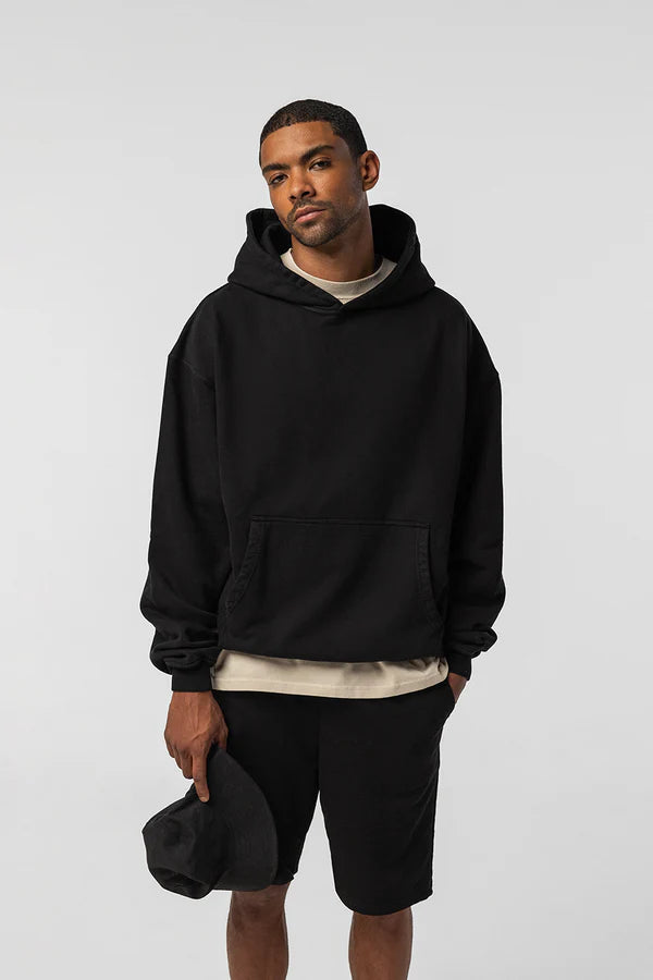 WDTS Heavyweight Unisex HOODED SWEATSHIRT Black