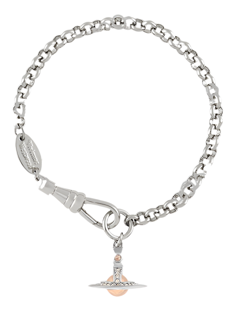 Vivienne Westwood New Petite Orb Bracelet Light Peach / Light Gold
