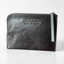 CollardManson Black leather curve Pouch