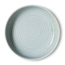 HKLiving Chef ceramics: deep plate L, soft blue