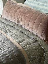 Maitri : Stonewashed Velvet Cushion  - Clay (30x90)