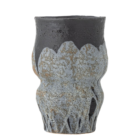 Neeson Flowerpot, Blue, Stoneware