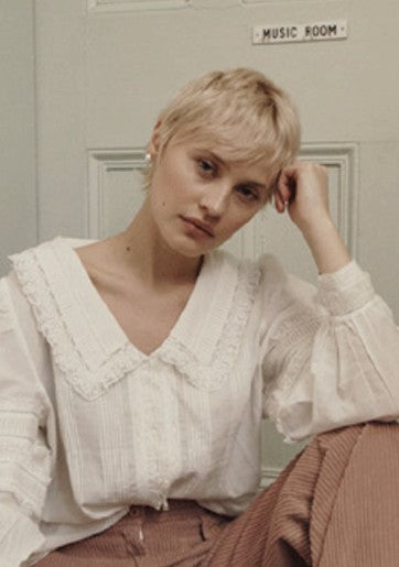 AW26 BLOUSE VINTAGE DENTELLES