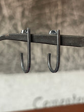 Jay curve earrings - oxidised