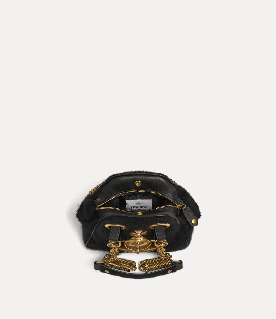 Vivienne Westwood mohair effect archive chain handbag