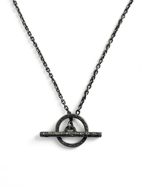 Kelda Lariat T-Bar 925 Silver Necklace