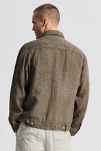 Transit Cold-dyeing loose-fit reversible mens coat