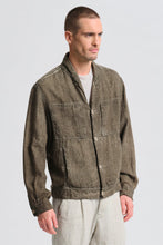 Transit Cold-dyeing loose-fit reversible mens coat