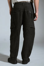 Transit Cold-dyeing oversized ergonomic trousers