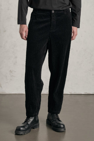 Transit Loose-fit tobi trousers in wide-ribbed cotton and modal stretch corduroy
