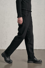 Transit Ergonomic loose-fit wide-leg trousers in boiled wool