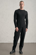 Transit Ergonomic loose-fit wide-leg trousers in boiled wool