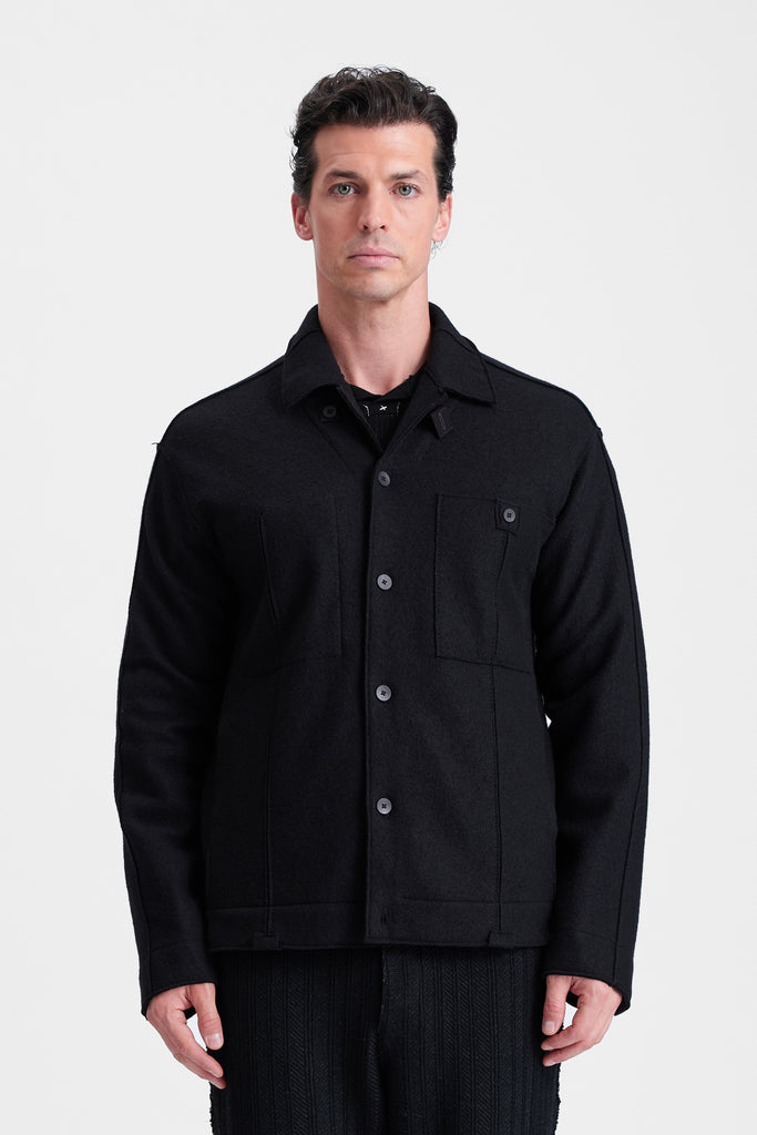 Transit Mens wool Overshirt