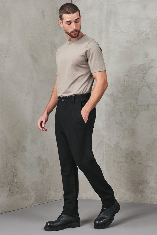 Transit Mens Boiled wool chino trousers