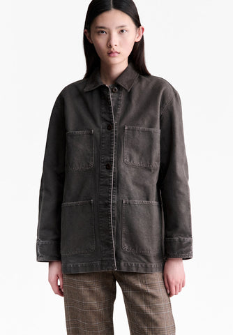 A.P.C. RTW women Brown canvas workwear jacket