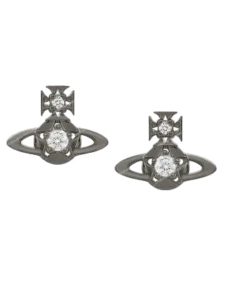 Vivienne Westwood Lee Orb Earrings Ruthenium