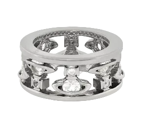 Vivienne Westwood Cheshire ring platinum