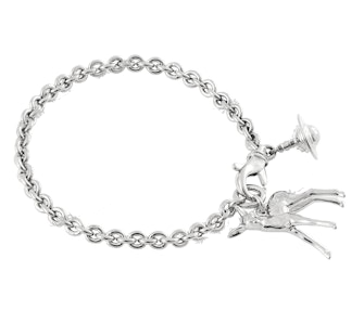 Vivienne Westwood monette small bracelet platinum