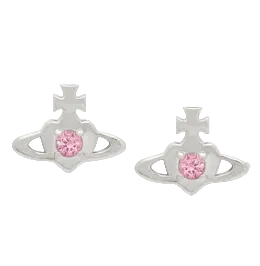 Vivienne Westwood Noella Earrings platinum pink