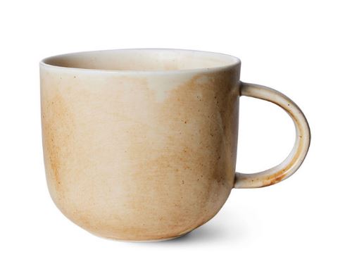 HKliving Chef Ceramics: Mug, Cream Brown