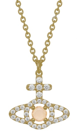 Vivienne Westwood olympia cz pendant gold
