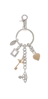 Vivienne Westwood multi charm keyring