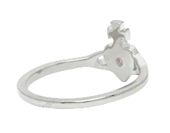 Vivienne Westwood Noella Ring Platinum pink