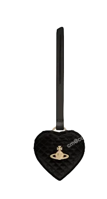 Vivienne Westwood Heart mirror charm black