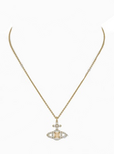 Vivienne Westwood olympia cz pendant gold