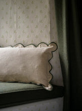 Scallop Cushion - Moss