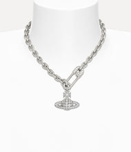Vivienne Westwood LUCRECE LARGE NECKLACE - PLATINUM / WHITE CZ