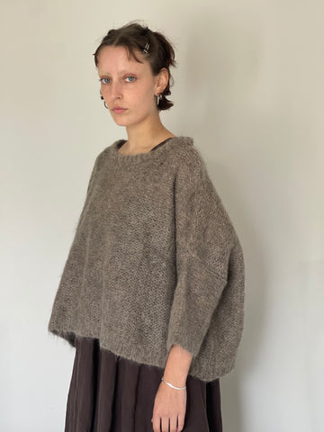 WDTS - Mia Mohair jumper - Walnut