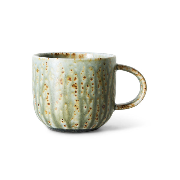 HK Living: Chef ceramics mug, rustic green