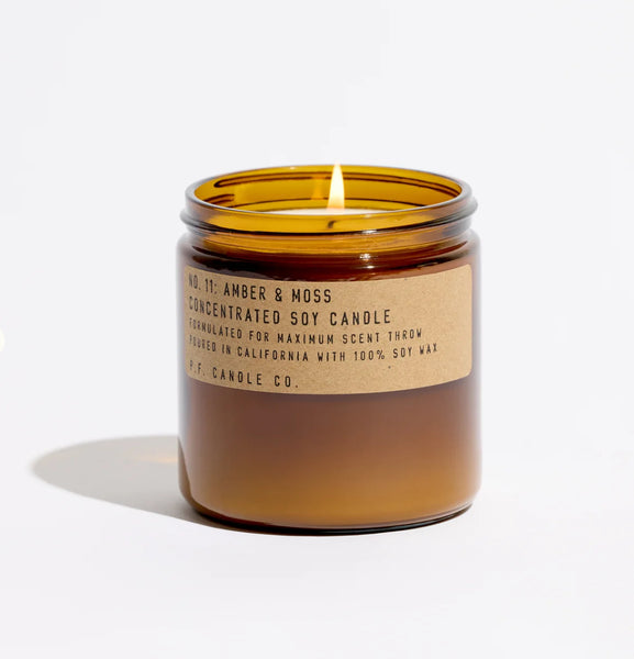 P.F Amber & Moss 12.5 oz candle