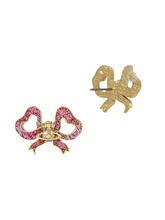 Vivienne Westwood Rigoberta Earrings Gold / Rose Crystal